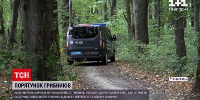 Новини України: в Вінницькій області патрульні врятували п'ятьох грибників, які заблукали у хащах