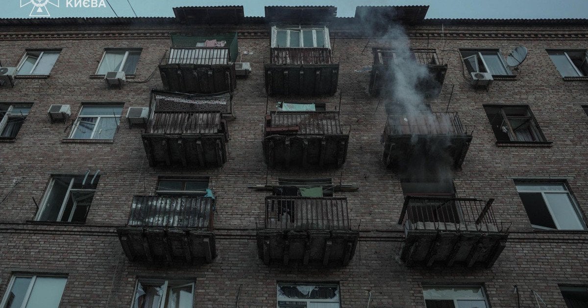 Повреждения в Киеве из-за российской такой 22 октября