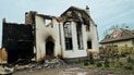Зруйнований будинок в селі Мила на Київщині
