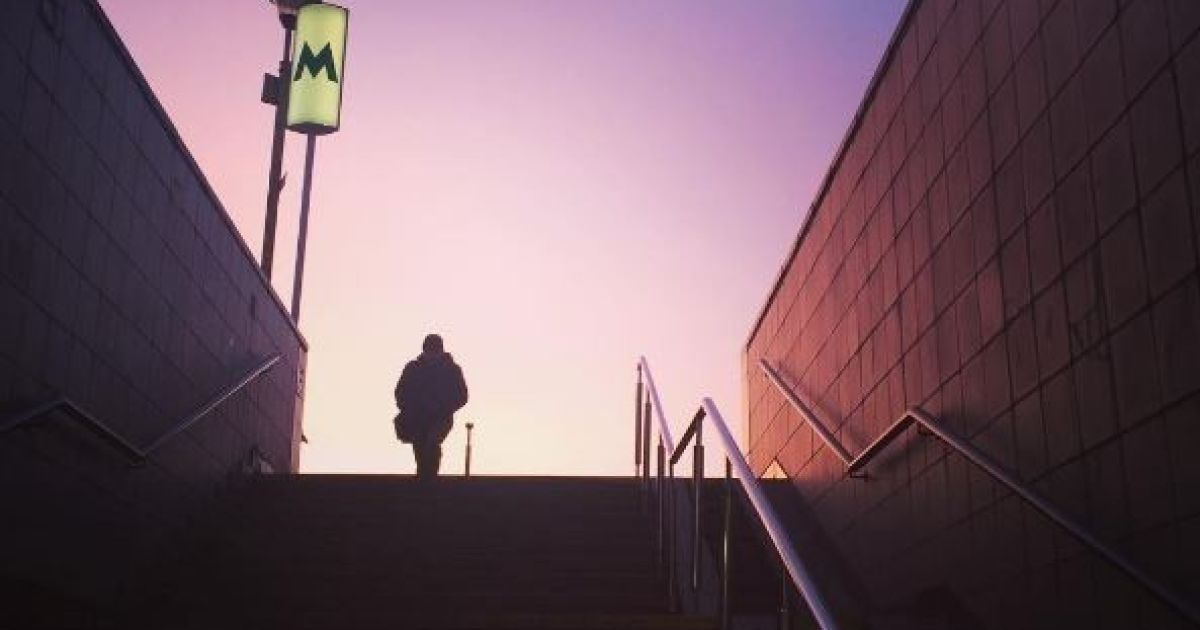 Фото заката в Киеве / © instagram.com/kvito4kina