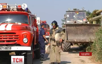 Одессу накрыло дымом от пожара на торфяниках