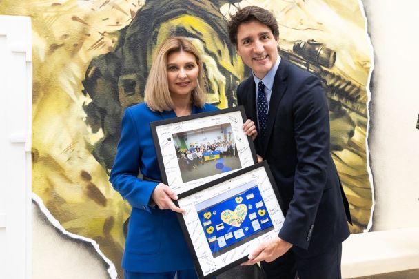 Олена Зеленська і Джастін Трюдо / © Instagram Олени Зеленської