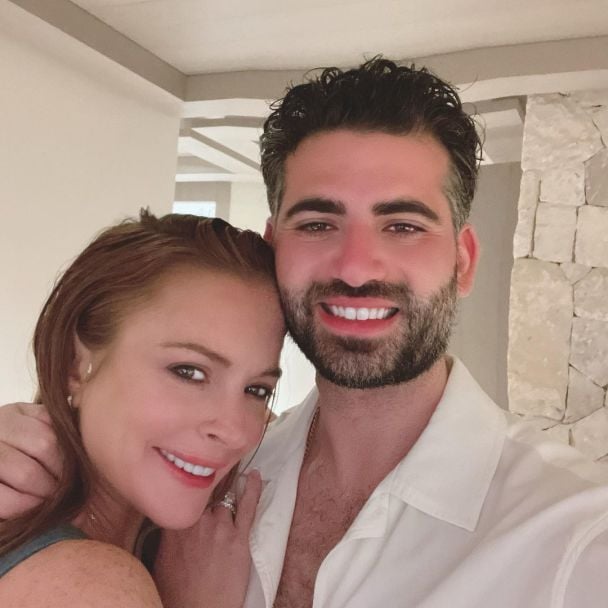 Ліндсі Логан зі своїм чоловіком / © instagram.com/lindsaylohan