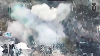 Третья штурмовая показала работу по живой силе и технике армии РФ