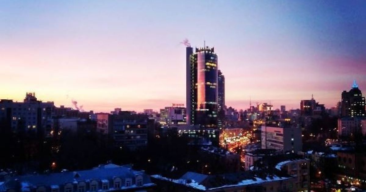 Фото заката в Киеве / © instagram.com/irinakopylova
