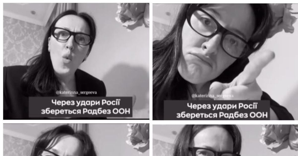 Екатерина Сергеева, пародия на членов Совбеза ООН