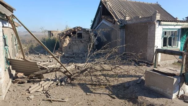 Удар по Широкій Балці / Фото з телеграму Херсонської ОВА