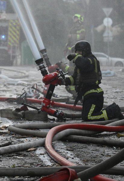 Последствия атаки на Киев 10 июля