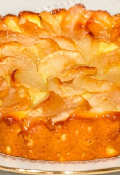 Яблучний пиріг з сиром