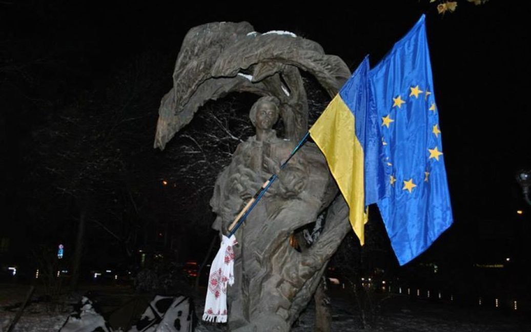Памятник юному Тарасу Шевченко в Софии / © facebook.com/olena.koceva.9