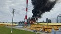 Последствия атаки на «Нижнекамскнефтехим» в Татарстане