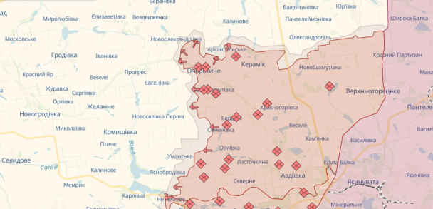 Карти DeepState.