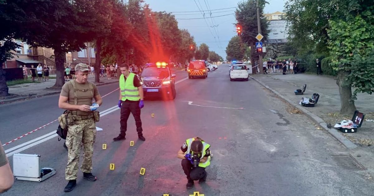 Вибух гранати у Луцьку. ФОТО: ГУНП у Волинській області