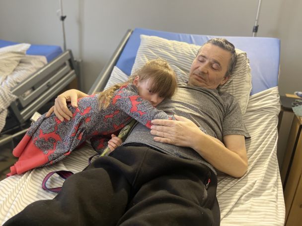 Пацієнт львівської лікарні Сергій Кривко / © Перше медичне об'єднання Львова