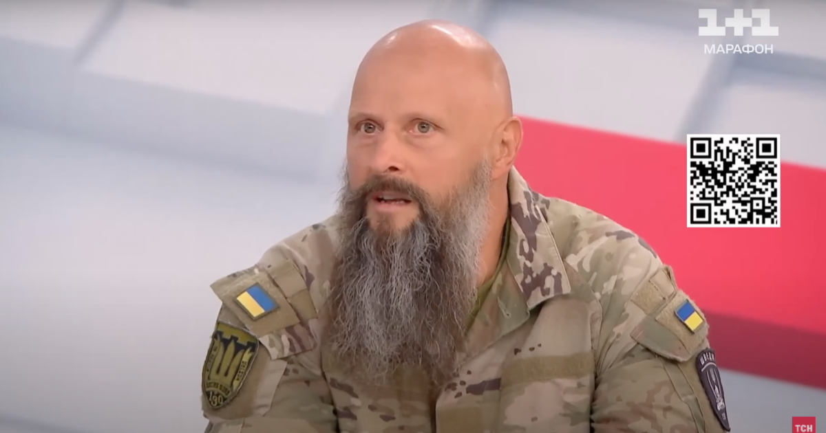 Командир роти 130-го батальйону тероборони Віктор Баранов на позивний "Кеп" / Скриншот з відео