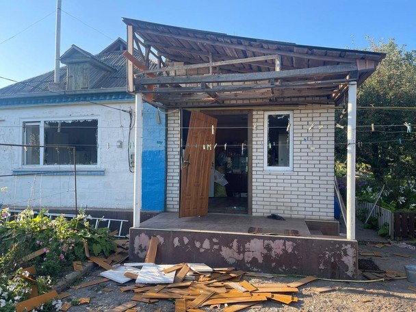 Поврежден частный дом в Киевской области