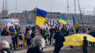 У Франції в Марселі пройшла акція на підтримку України
