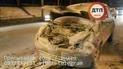 Вогняна ДТП в Києві: Nissan протаранив три авто і загорівся