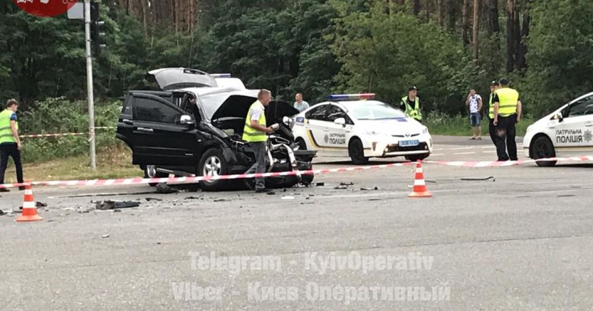 ДТП на Окружній в Києві_3 / © Facebook/Киев Оперативный