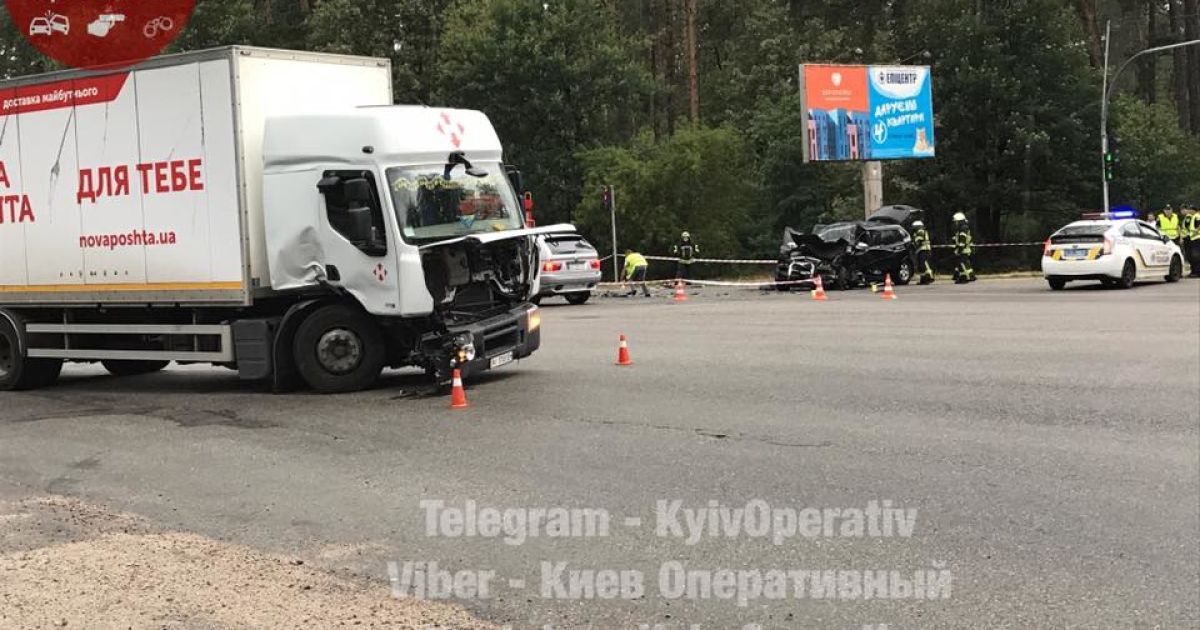 ДТП на Окружній в Києві_5 / © Facebook/Киев Оперативный