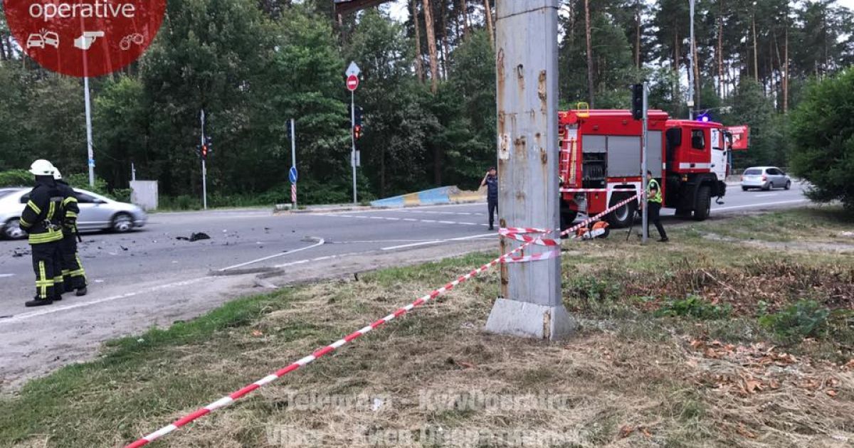 ДТП на Окружній в Києві_2 / © Facebook/Киев Оперативный