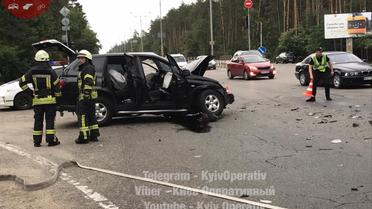ДТП на Окружній в Києві_1 / © Facebook/Киев Оперативный