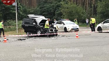 ДТП на Окружній в Києві_3 / © Facebook/Киев Оперативный