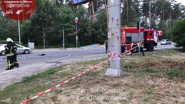 ДТП на Окружній в Києві_2 / © Facebook/Киев Оперативный