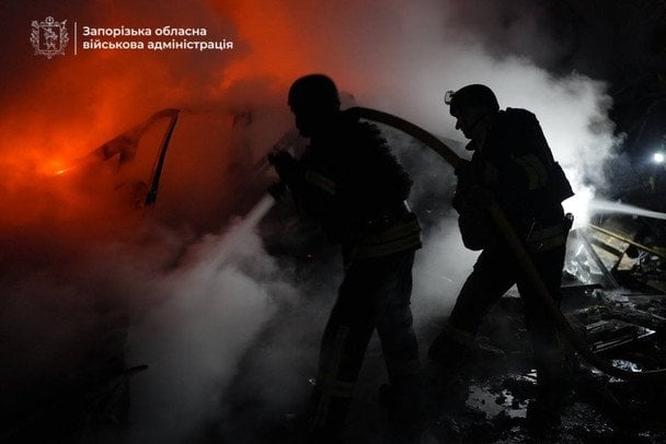 Росіяни атакували Запоріжжя 20 січня. / © Очільник Запорізької ОВА Іван Федоров