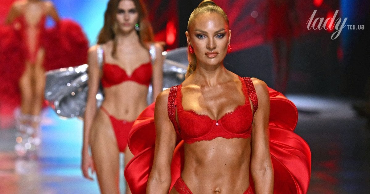 Кендіс Свейнпоул на Victoria's Secret Fashion Show 2024