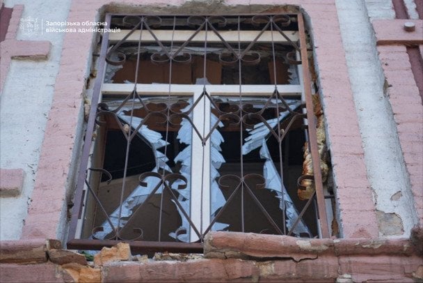 Росіяни завдали удару по Запоріжжю. / © Очільник Запорізької ОВА Іван Федоров