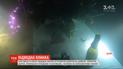 Традиционную подводную елку установили дайверы в Днепре