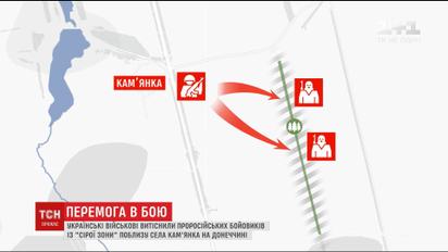 Украинские воины выбили боевиков из "серой зоны" вблизи Каменки
