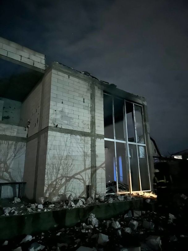 Наслідки атаки дронами-камікадзе по Києву в ніч проти 22 грудня / © Офіс генерального прокурора