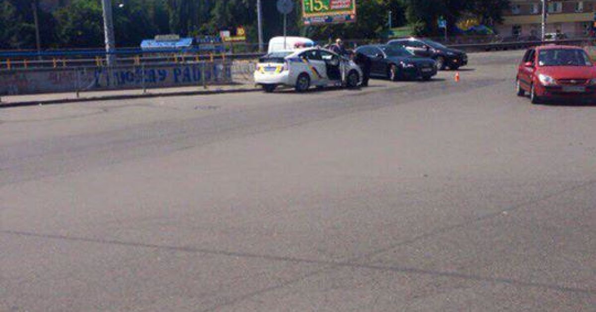 Авто патрульных попало в ДТП