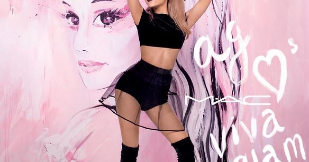 Ариана Гранде в рекламной кампании MAC