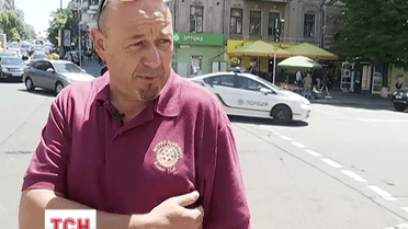 У центрі Києва водій влаштував стрілянину