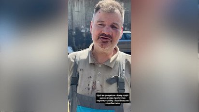 У Києві любитель Росії насміхався з військового та вигукував "Слава Росії!"