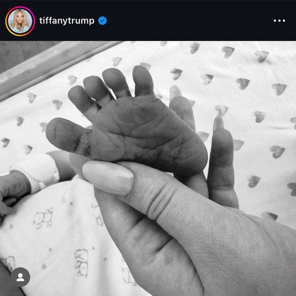 Тіффані Трамп показала новонародженого сина / © Instagram Тіффані Трамп