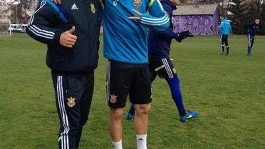 Сборная Украины начала подготовку ко второму матчу против Словении в Мариборе. / © ФФУ