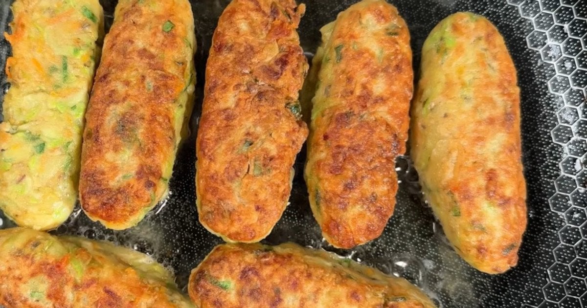 Кабачкові котлети. Фото: youtube.com/@EinfachesMenu