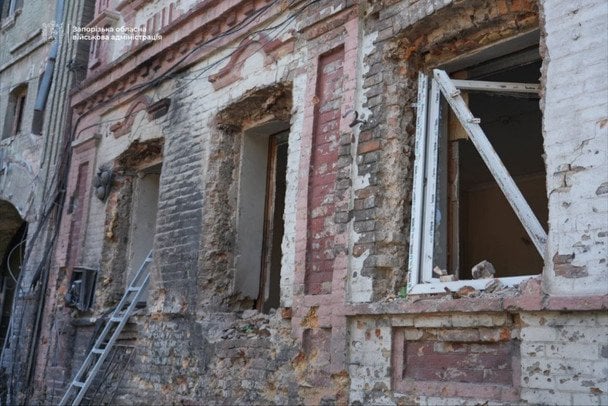 Росіяни завдали удару по Запоріжжю. / © Очільник Запорізької ОВА Іван Федоров