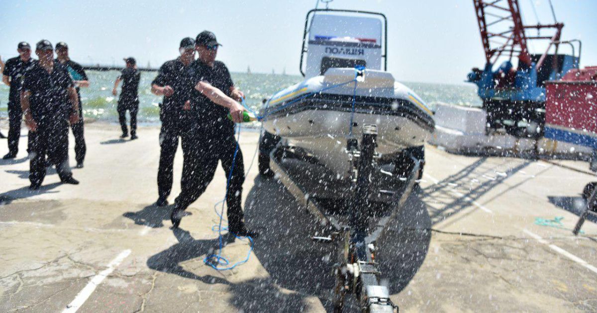 катер поліції Донеччини_2 / © ГУ Національної поліції в Донецькій області