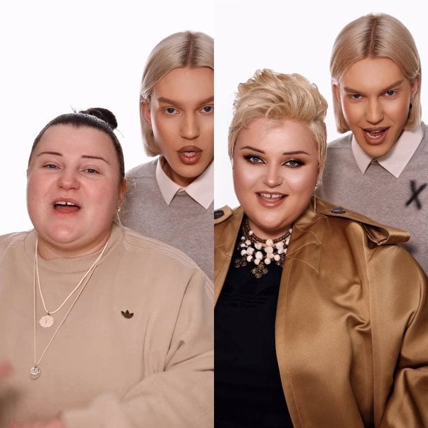 Егор Андрюшин и alyona alyona до и после перевоплощения