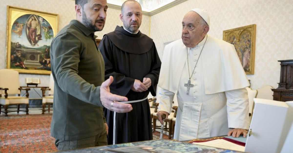 Володимир Зеленський подарував Папі Римському картину: хто автор та що про неї відомо