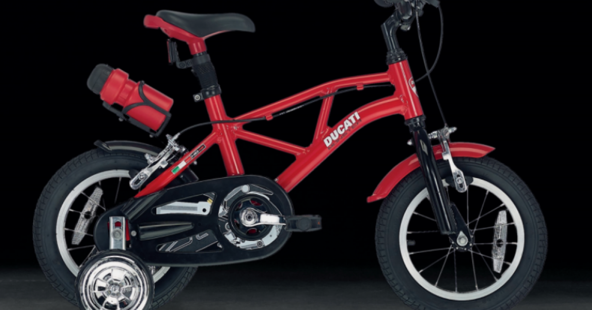 Итальянцы выпустили детский велосипед Ducati Monster