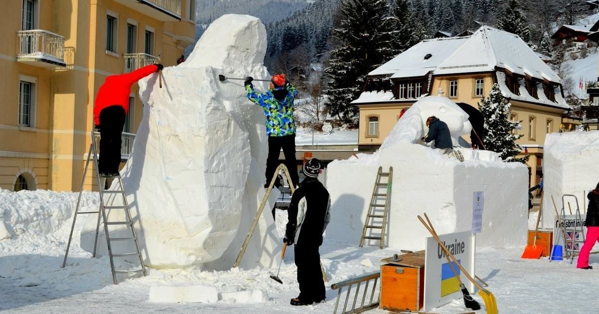 Украинская команда в Швейцарии