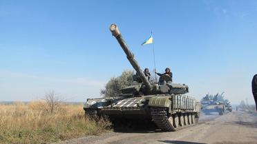 Украинские военные начали отводить танки от линии фронта. / © Facebook/пресс-центр штаба АТО