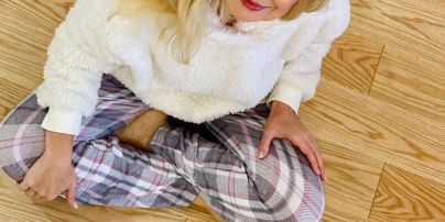 У пухнастому светрі і картатих штанях: Лідія Таран продемонструвала домашній лук