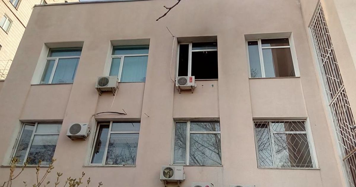 Кабинет судьи сгорел